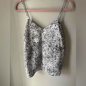 Nine West Satin Leopard Print Cami